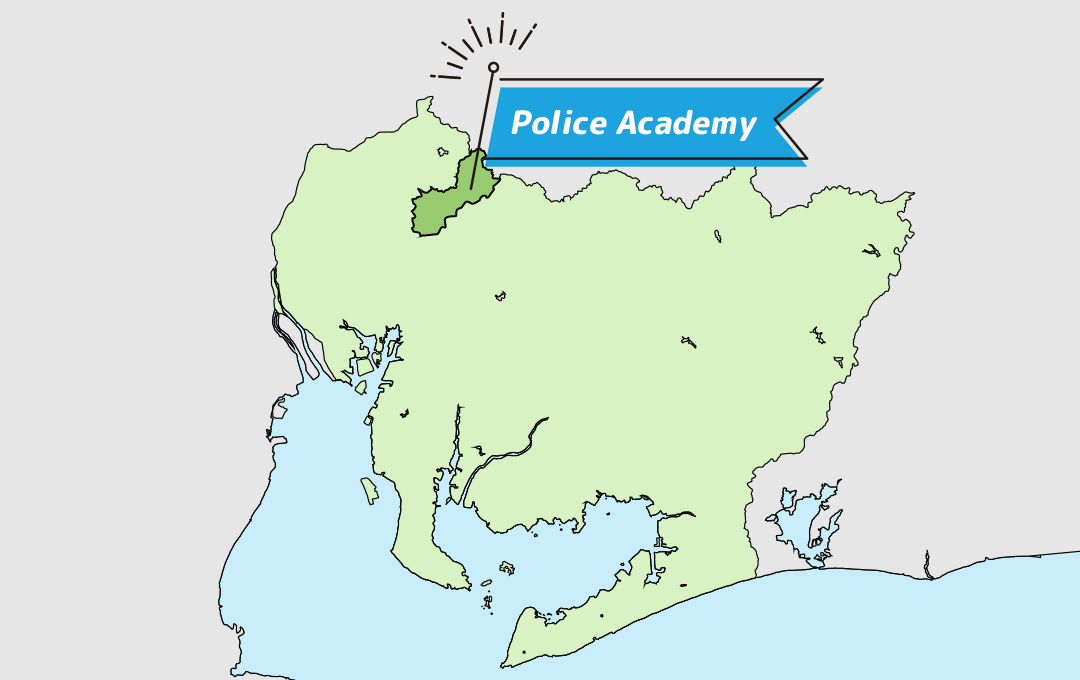 春日井市の地図